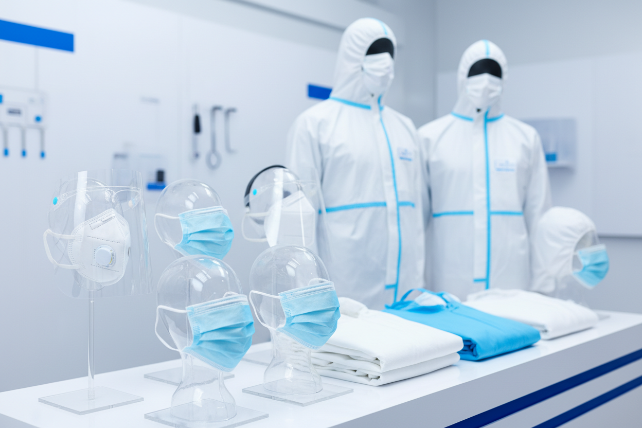 Mundschutz & Schutzkleidung